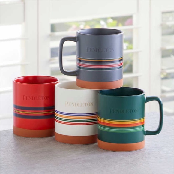 Pendleton Other - NEW PENDLETON Collectible Stoneware Mugs, Gift Set. 4-pack. 18oz